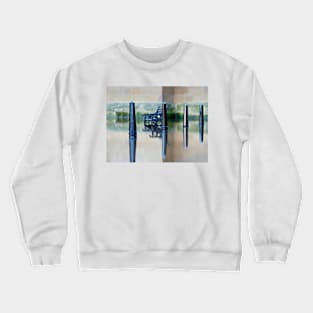 Ouse in Flood, York, England Crewneck Sweatshirt